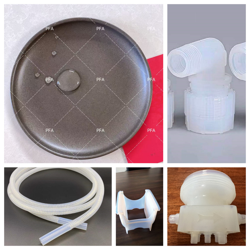 Résine PFA fluoropolymère 35 MPa Résistance à la traction Pellets PFA vierges pour le moulage