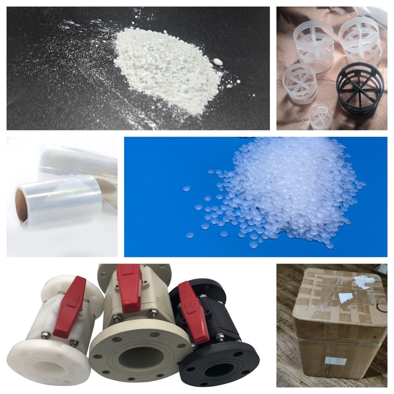 Pellets de résine PVDF de couleur blanche à haute résistance pour l'industrie du moulage des plastiques