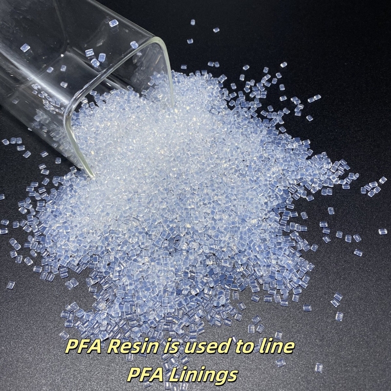 Résine PFA utilisée pour aligner les revêtements PFA fournissant une protection résistante à la corrosion pour les conteneurs et les tuyaux
